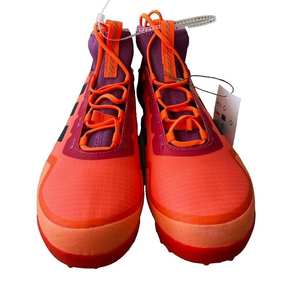 Adidas The Gravel Shoe GX1665 Cycling Shoe Orange Purple Mens Size 7.5 NEW main image 6